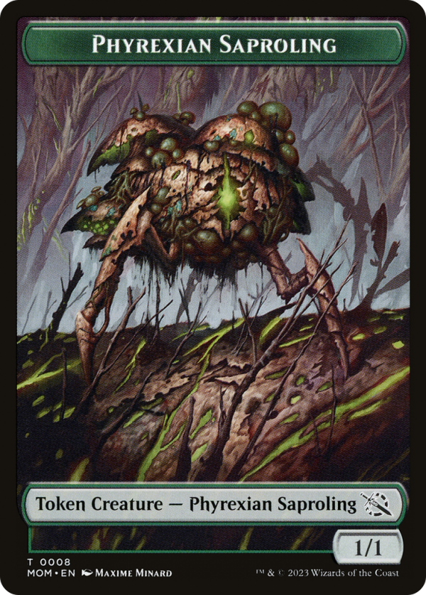 Treasure (20)    Phyrexian Saproling Double-Sided Token [March of the Machine Tokens] Discount