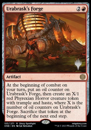 Urabrask s Forge (Promo Pack) [Phyrexia: All Will Be One Promos] Online