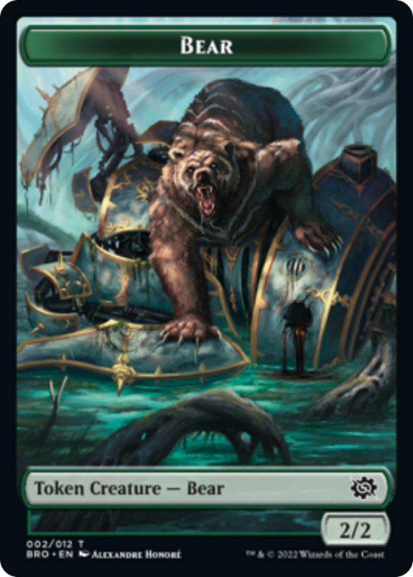 Bear Token [The Brothers  War Tokens] Cheap