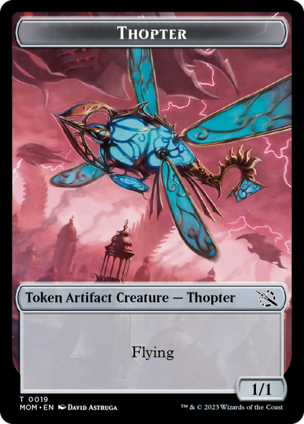 Treasure (20)    Thopter Double-Sided Token [March of the Machine Tokens] Discount