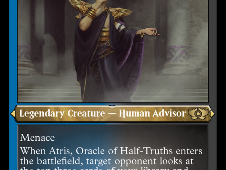 Atris, Oracle of Half-Truths (Foil Etched) [Multiverse Legends] For Cheap