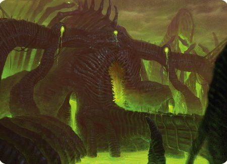 The Dross Pits Art Card [Phyrexia: All Will Be One Art Series] Discount