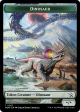 Warrior    Dinosaur Double-Sided Token [March of the Machine Tokens] For Discount