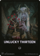 Unlucky Thirteen Theme Card [Jumpstart 2022 Front Cards] For Cheap