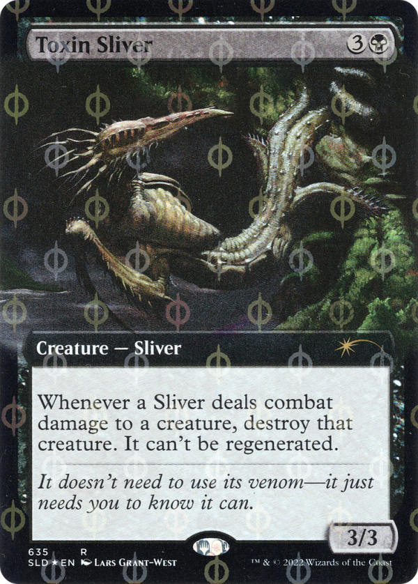 Toxin Sliver (Extended Art) (Step-and-Compleat Foil) [Secret Lair Drop Promos] Online Hot Sale