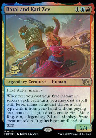 Baral and Kari Zev [March of the Machine Prerelease Promos] Sale