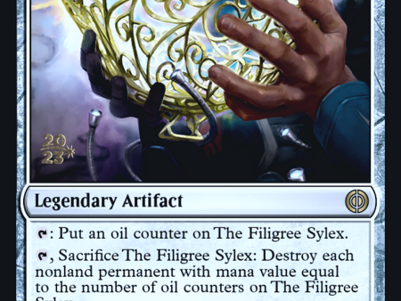 The Filigree Sylex [Phyrexia: All Will Be One Prerelease Promos] Supply