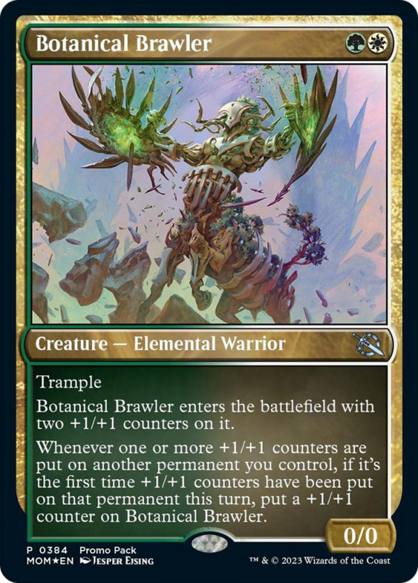 Botanical Brawler (Promo Pack) [March of the Machine Promos] Online Sale