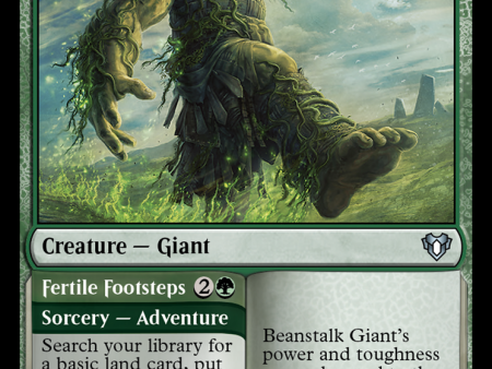 Beanstalk Giant    Fertile Footsteps [Commander Masters] Discount