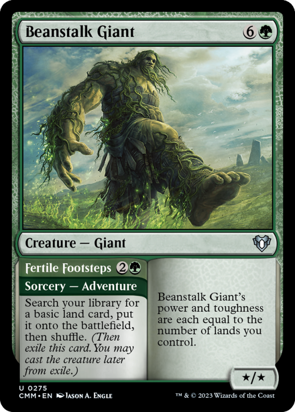 Beanstalk Giant    Fertile Footsteps [Commander Masters] Discount