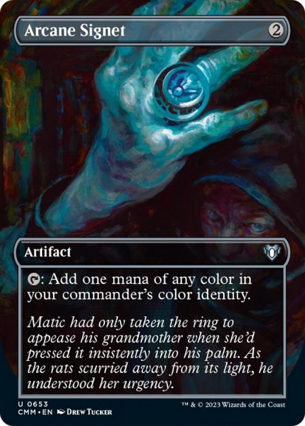 Arcane Signet (Borderless Alternate Art) [Commander Masters] Online