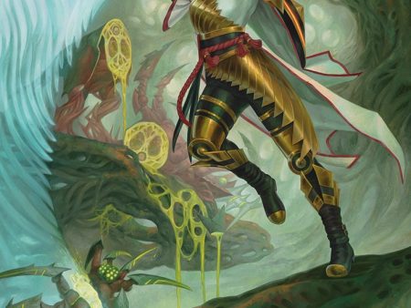 The Eternal Wanderer Art Card (Gold-Stamped Signature) [Phyrexia: All Will Be One Art Series] Fashion