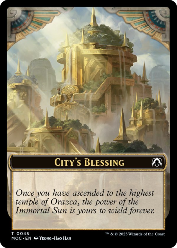 Butterfly    City s Blessing Double-Sided Token [March of the Machine Commander Tokens] on Sale