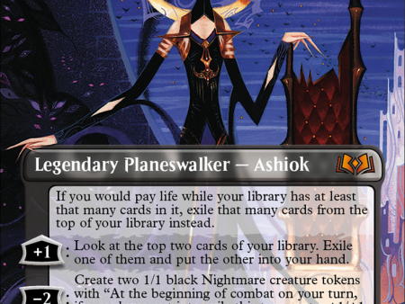 Ashiok, Wicked Manipulator (Borderless Alternate Art) [Wilds of Eldraine] Cheap