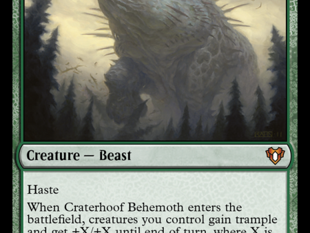 Craterhoof Behemoth [Commander Masters] Online